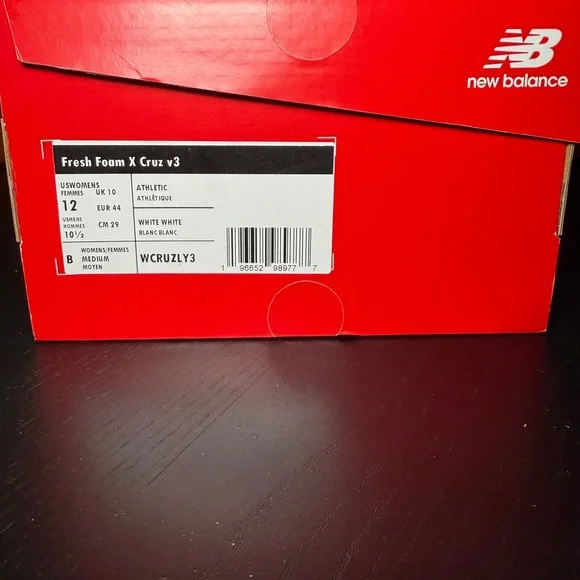 New Balance Fresh Foam X Cruz v3 White Women’s Size 12 NWT - Picture 8 of 8